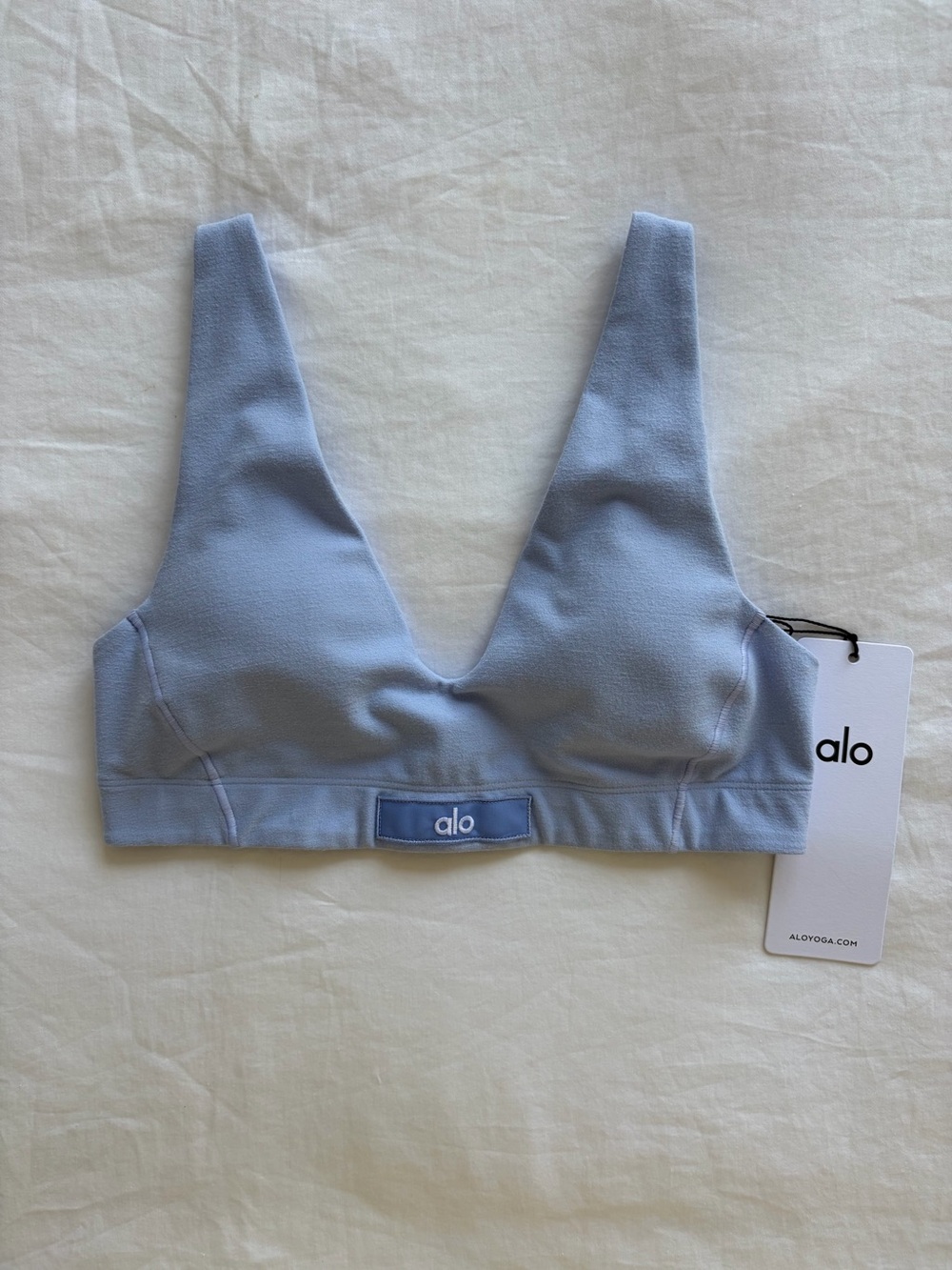 Alo Yoga Blue Sports Bra